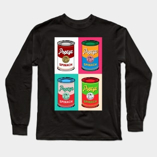 Popeye pop art Long Sleeve T-Shirt